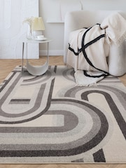 Asiatic Rugs Grey Nova Retro Rug - Image 1 of 4