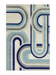 Asiatic Rugs Blue Nova Retro Rug - Image 2 of 4
