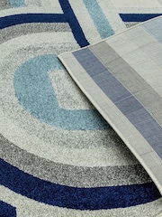 Asiatic Rugs Blue Nova Retro Rug - Image 3 of 4
