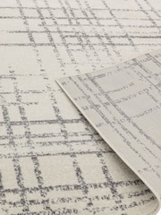 Asiatic Rugs Grey Nova Grid Rug - Image 3 of 5