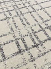 Asiatic Rugs Grey Nova Grid Rug - Image 5 of 5