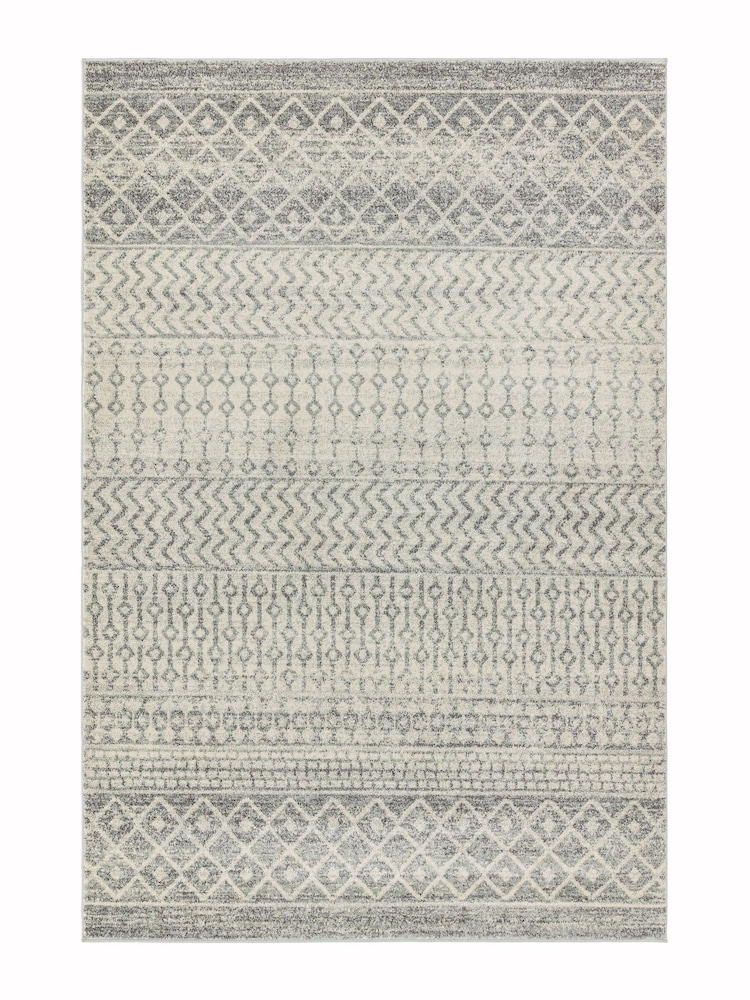 Asiatic Rugs Grey Nova Aztec Rug - Image 2 of 4
