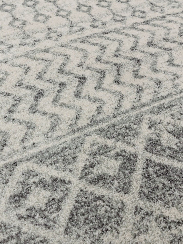 Asiatic Rugs Grey Nova Aztec Rug - Image 4 of 4