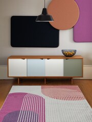 Asiatic Rugs Berry Red Mode Rug - Image 1 of 4