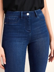 Inky Blue Power Stretch Denim Leggings - Image 4 of 6