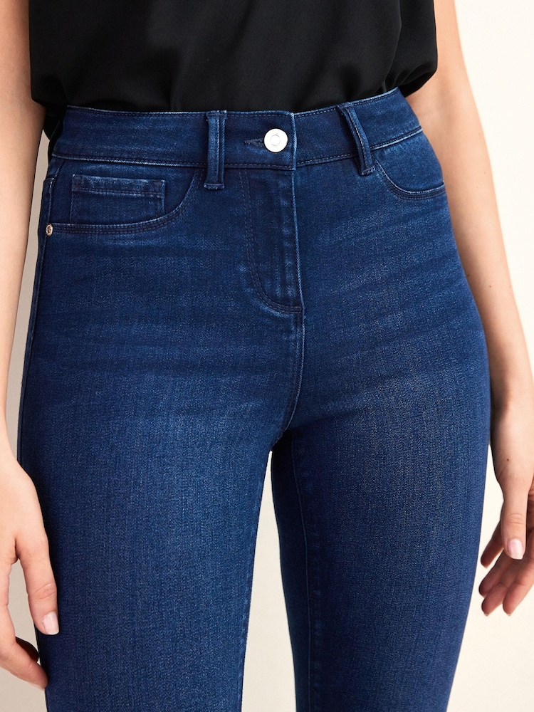 Bleu d'encre - Legging en jean super stretch - Image 4 of 6
