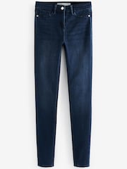 Inky Blue Power Stretch Denim Leggings - Image 6 of 6