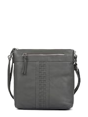 Pavers Grey Ladies Cross-Body Bag - Image 1 of 3