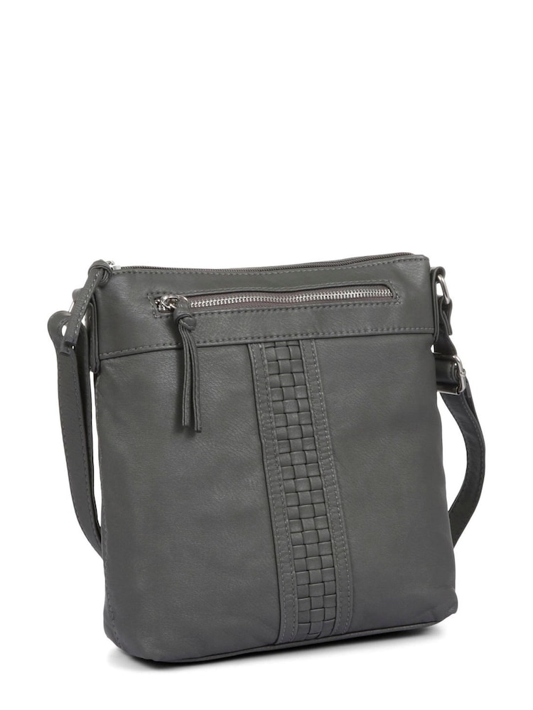 Pavers Grey Ladies Cross-Body Bag - Image 3 of 3