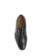 Jones Bootmaker Justin Men's Leather Single Strap Monk Shoes - Image 4 of 6
