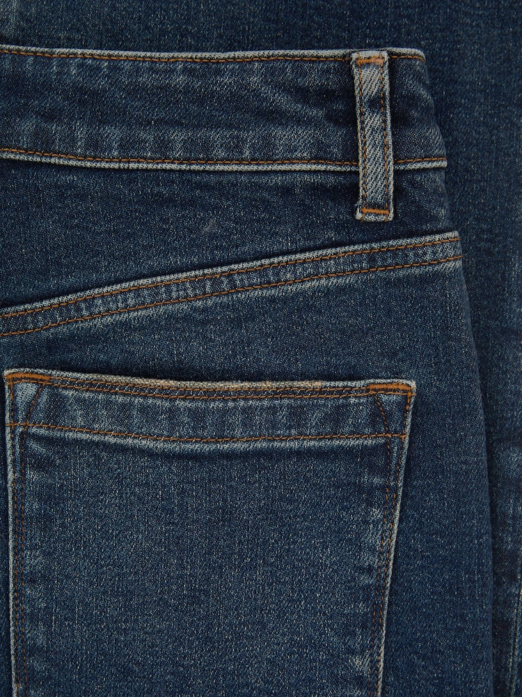 Reiss Mid Blue Andi High-Rise Bootcut Jeans - Image 8 of 8 Reiss Mid Blue Andi High-Rise Bootcut Jeans - Image 8 of 8