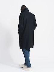 Aubin Blue Raleigh Wool Coat - Image 4 of 7