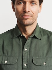 Aubin Normanby Cotton Twill Shirt - Image 11 of 23