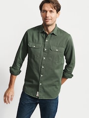 Aubin Normanby Cotton Twill Shirt - Image 12 of 23