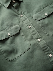 Aubin Normanby Cotton Twill Shirt - Image 23 of 23
