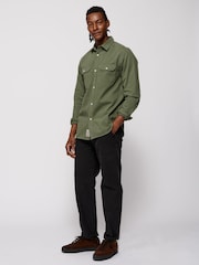Aubin Normanby Cotton Twill Shirt - Image 3 of 7