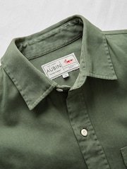 Aubin Normanby Cotton Twill Shirt - Image 6 of 7