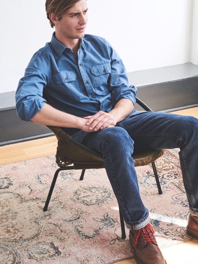 Aubin Normanby Twill Shirt - Image 1 of 6