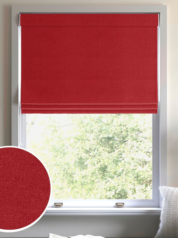 Raspberry Voyage Maison Romeo Made To Measure Roman Blind - Image 1 of 4