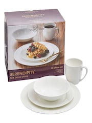 Royal Worcester 16 Piece White Serendipity Dinner Set - Image 4 of 4