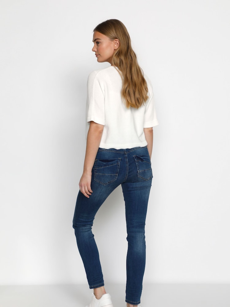 Cream White Sillar Knit Bolero Cardigan - Image 2 of 4 Cream White Sillar Knit Bolero Cardigan - Image 2 of 4