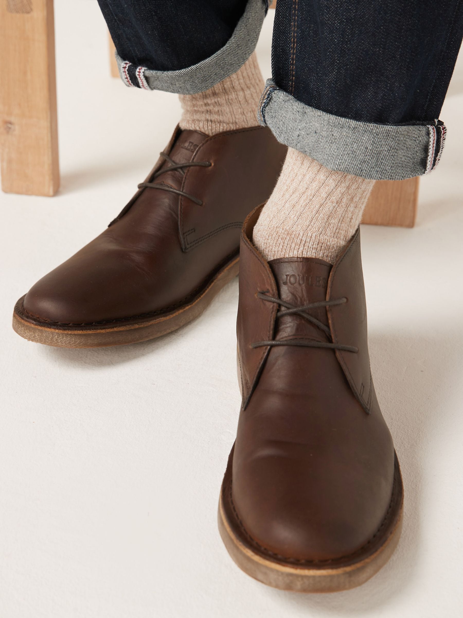 Buy Joules Tan Brown Desert Boots from the Next UK online shop