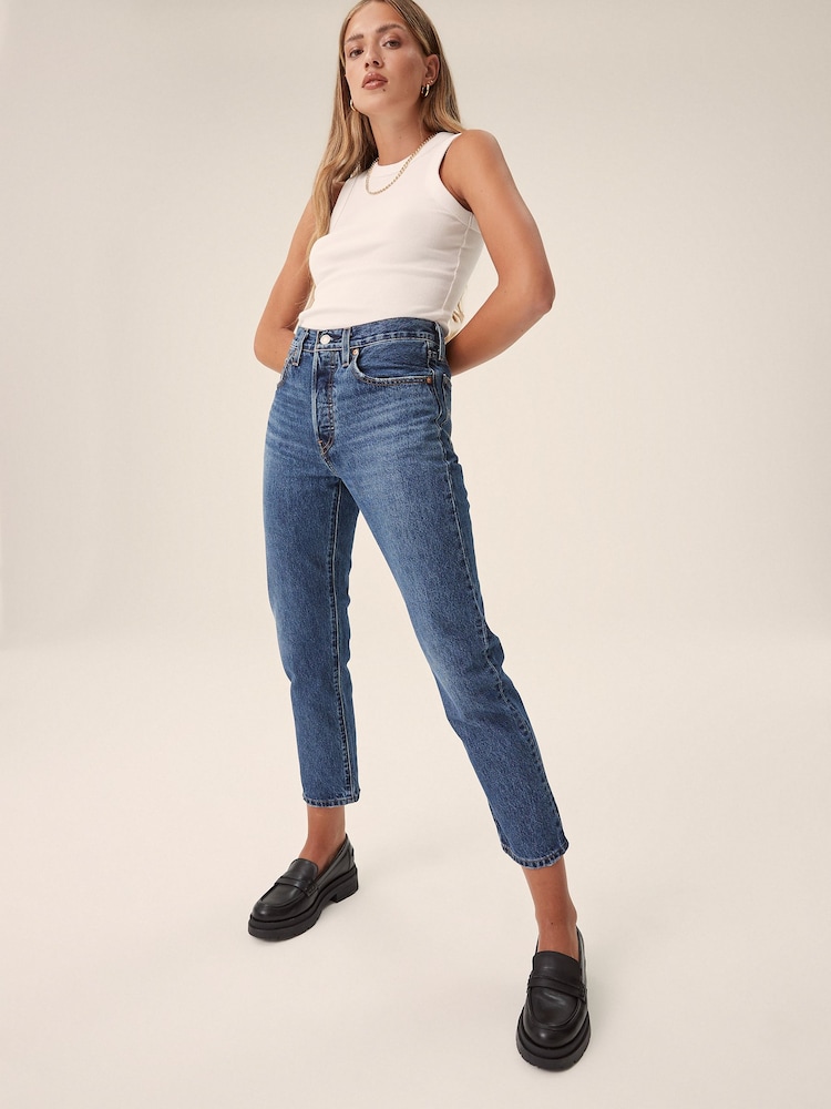 Orinda Troy Horse Denim Blau - Levi's® 501® Crop Jeans - Bild 1 von 7 Orinda Troy Horse Denim Blau - Levi's® 501® Crop Jeans - Bild 1 von 7