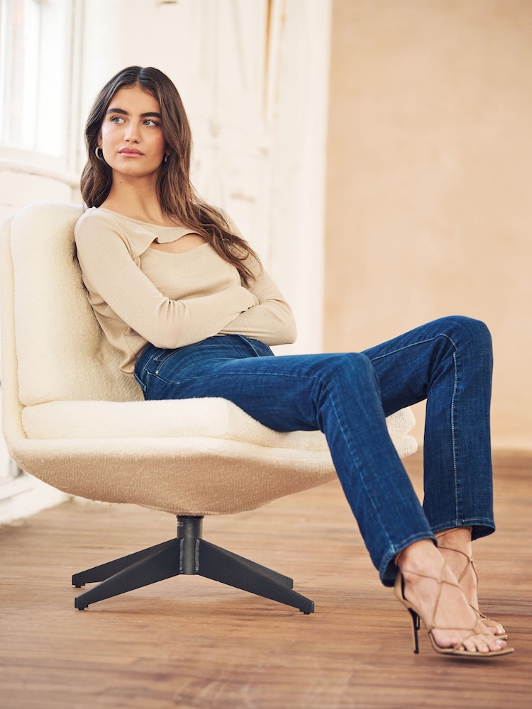 Levi's® Lapis Dark Horse 314™ Shaping Straight Jeans - Image 4 of 9