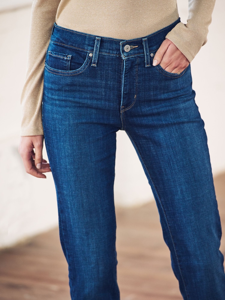 Levi's® Lapis Dark Horse 314™ Shaping Straight Jeans - Image 6 of 9