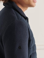 Superdry Blue Studios Padded Knit Mix Jacket - Image 5 of 6
