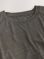 Khaki Green Active Crew Neck Lightweight Short Sleeve T-Shirt - Image 2 of 3