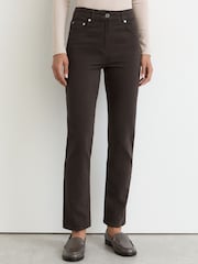 Reiss Grape Isabel Slim-Leg Mid-Rise Jeans - Image 3 of 6