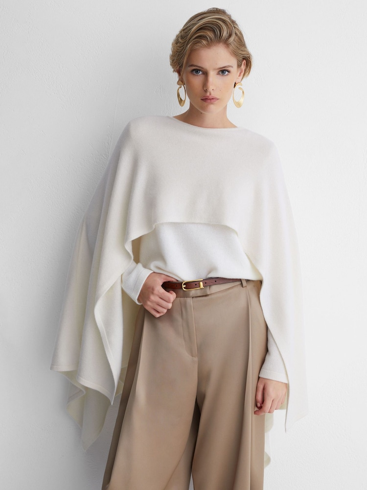 Atelier Wool-Cashmere Cape Knit Jumper - Bild 1 von 8 Atelier Wool-Cashmere Cape Knit Jumper - Bild 1 von 8