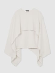 Atelier Wool-Cashmere Cape Knit Jumper - Bild 2 von 8