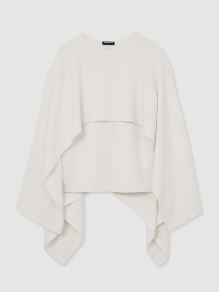 Atelier Wool-Cashmere Cape Knit Jumper - Bild 2 von 8 Atelier Wool-Cashmere Cape Knit Jumper - Bild 2 von 8