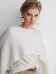 Atelier Wool-Cashmere Cape Knit Jumper - Bild 5 von 8