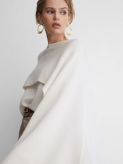 Atelier Wool-Cashmere Cape Knit Jumper - Bild 7 von 8
