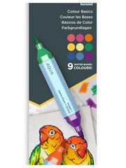 Spectrum Noir Set of 3 Yellow Tri-Colour Basics Water Based Blendable Marker Pens - Image 2 of 4