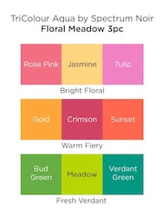 Spectrum Noir Set of 3 Green Tri-Colour Floral Meadow Water Based Blendable Marker Pens - Image 4 of 4