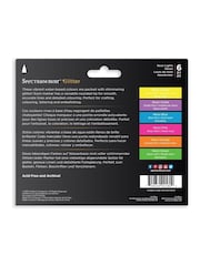 Spectrum Noir Set of 6 Yellow Water Based Neon Lights Glitter Marker Pens - Image 3 of 4