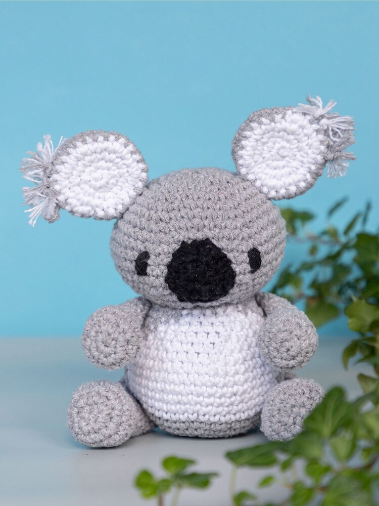 Hooked Grey Make Your Own Koala Crochet Kit - Image 1 of 3 Hooked Grey Make Your Own Koala Crochet Kit - Image 1 of 3