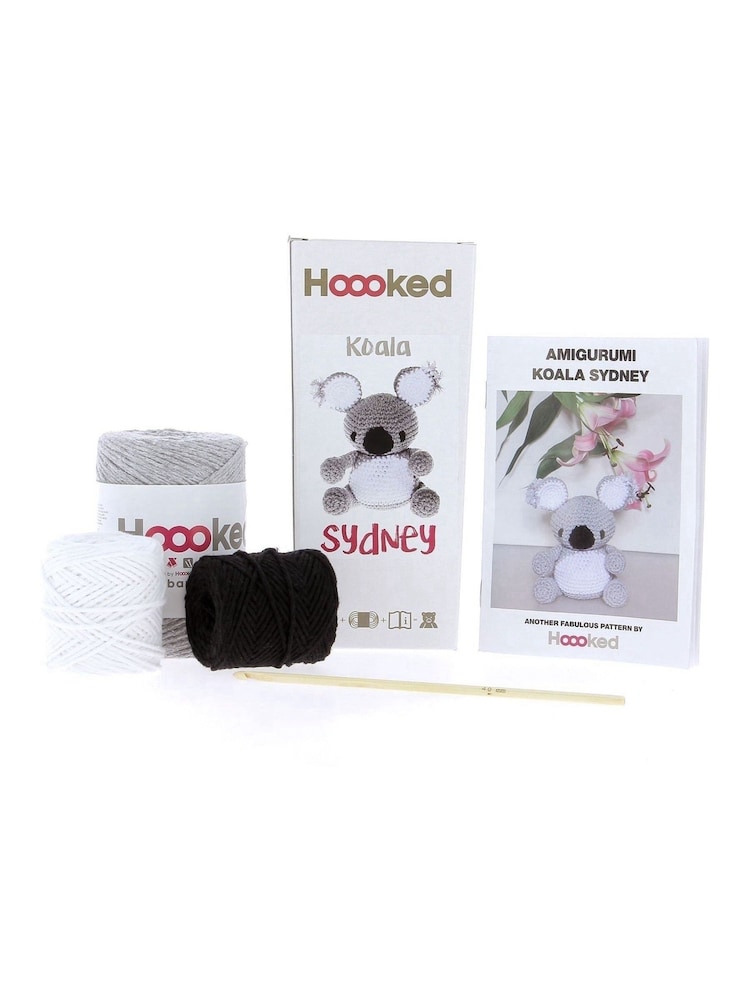 Hooked Grey Make Your Own Koala Crochet Kit - Image 2 of 3 Hooked Grey Make Your Own Koala Crochet Kit - Image 2 of 3