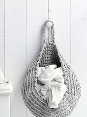 Hooked Grey Make Your Own Grey Storage Bag Crochet Kit - Image 1 of 2