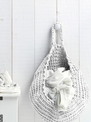 Hooked Make Your Own Off White Storage Bag Crochet Kit - Image 1 of 2