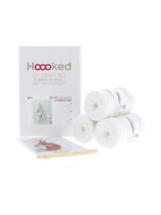 Hooked Make Your Own Off White Storage Bag Crochet Kit - Image 2 of 2