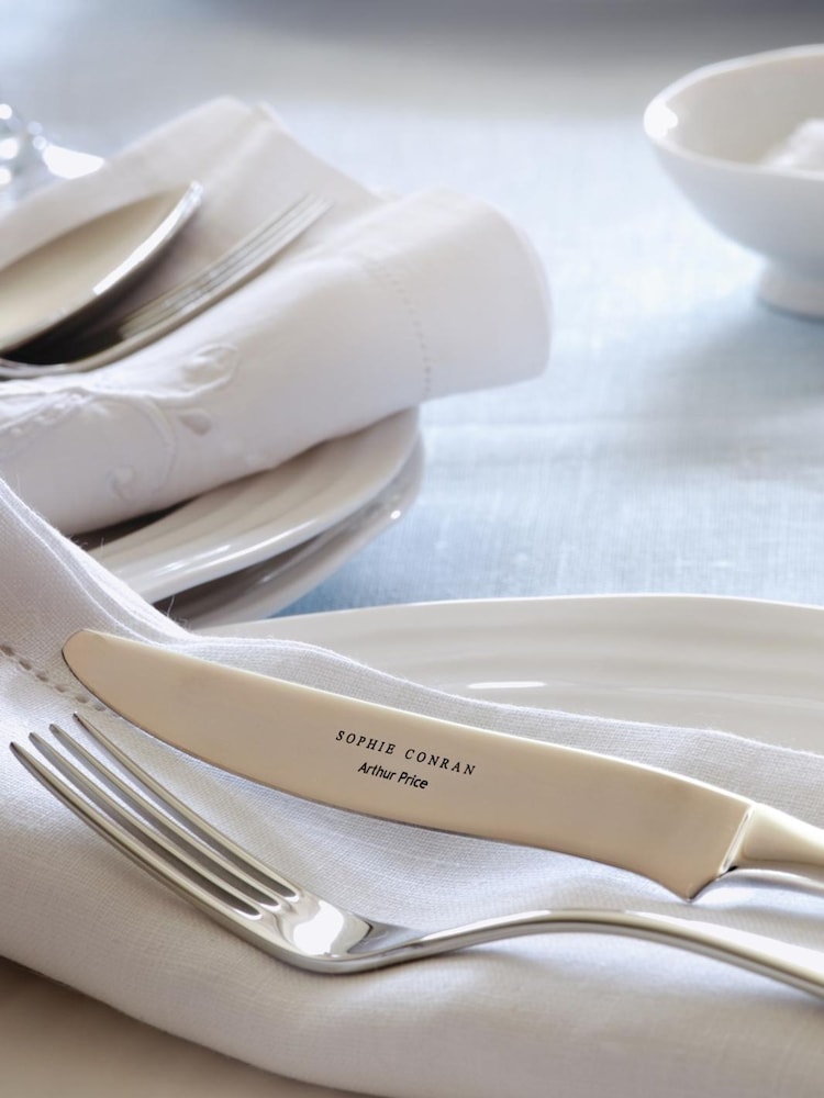 Sophie Conran Silver Rivelin 44 Piece Cutlery Set - Image 1 of 3