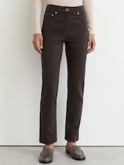 Reiss Grape Isabel Petite Slim-Leg Mid-Rise Jeans - Image 3 of 7