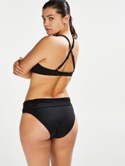 Hunkemöller Black Sunset Dreams Fold Over Bikini Briefs - Image 1 of 5