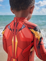 Iron Man Red Sunsafe Swimsuit (3mths-7yrs) - Image 4 of 8