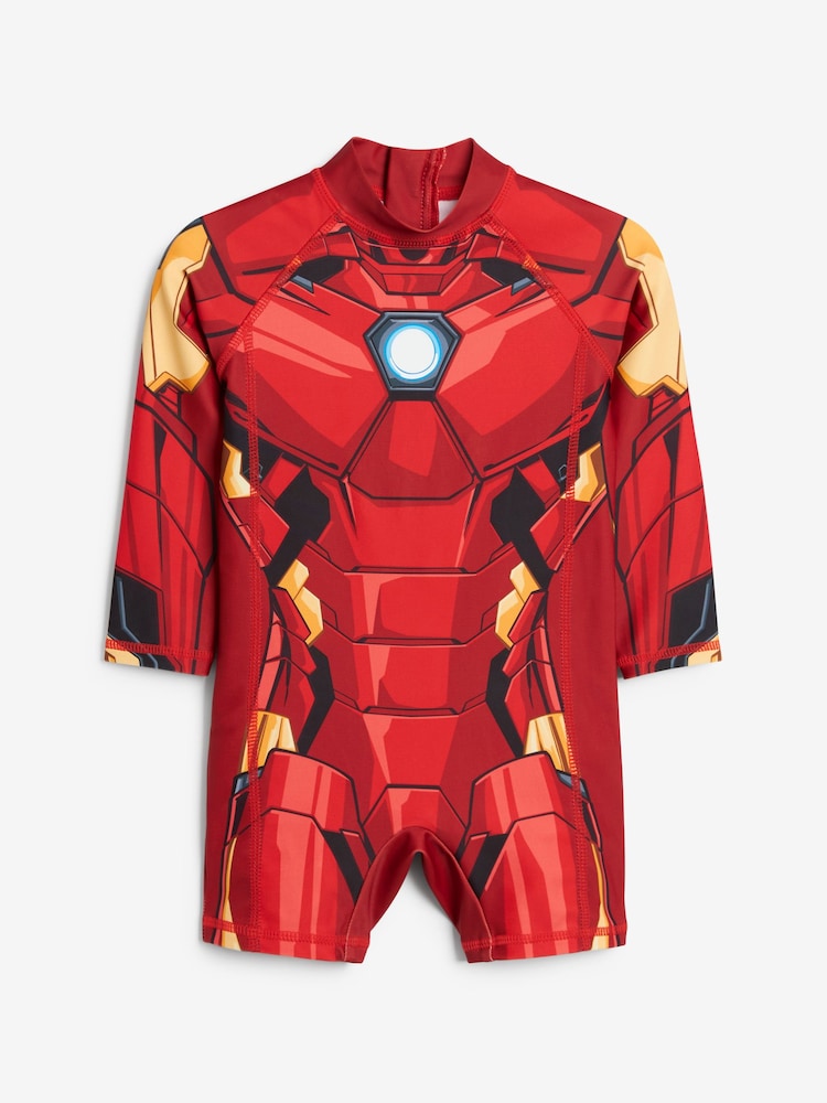 Červená Iron Man - Plavky chránící proti slunci (3-7 let) - Image 5 of 8